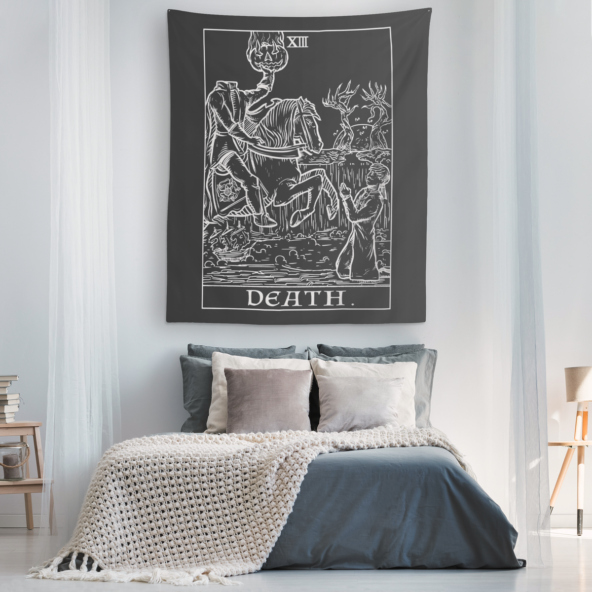 Death discount tarot tapestry